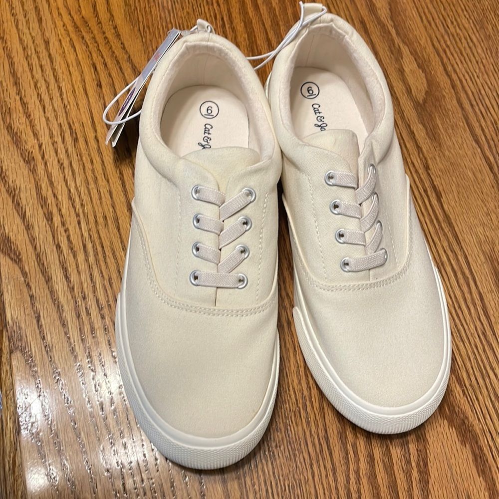 Cat & Jack Slip on sneakers off-white/Tyler - Picture 2 of 8